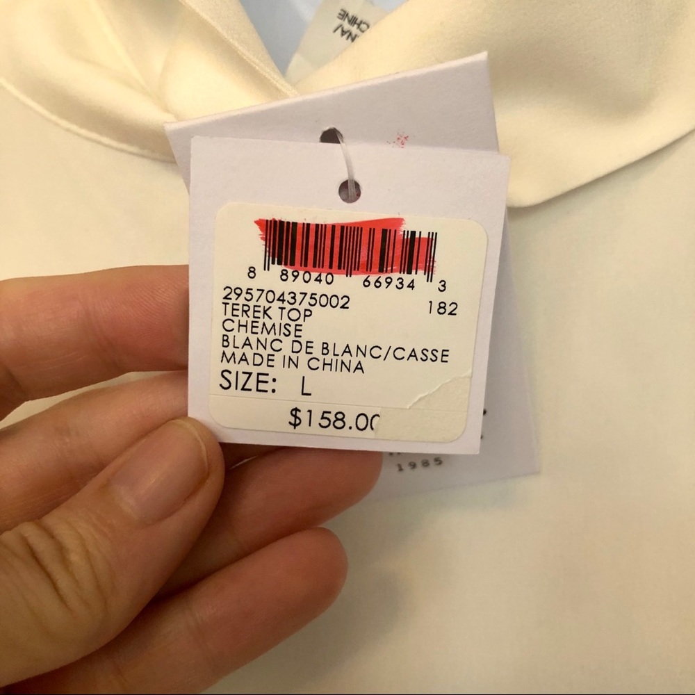 Club Monaco Terek Top Chemise— Ivory - Picture 5 of 7